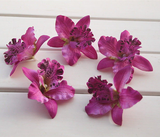 Well Designed artificial singal latex real touch orchids flower